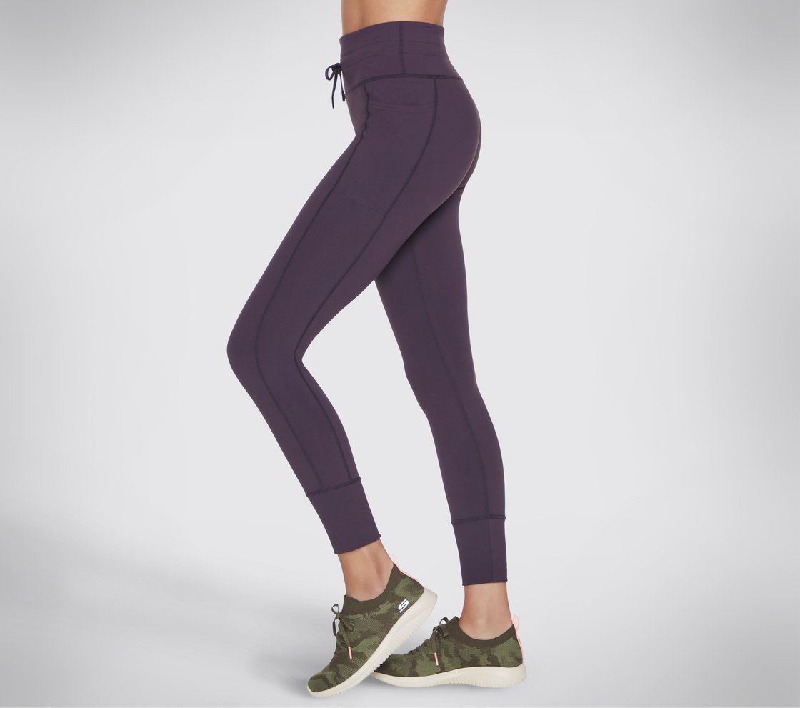 GOWALK JOGGING PANT, DARK PURPLE Apparel Bottom View