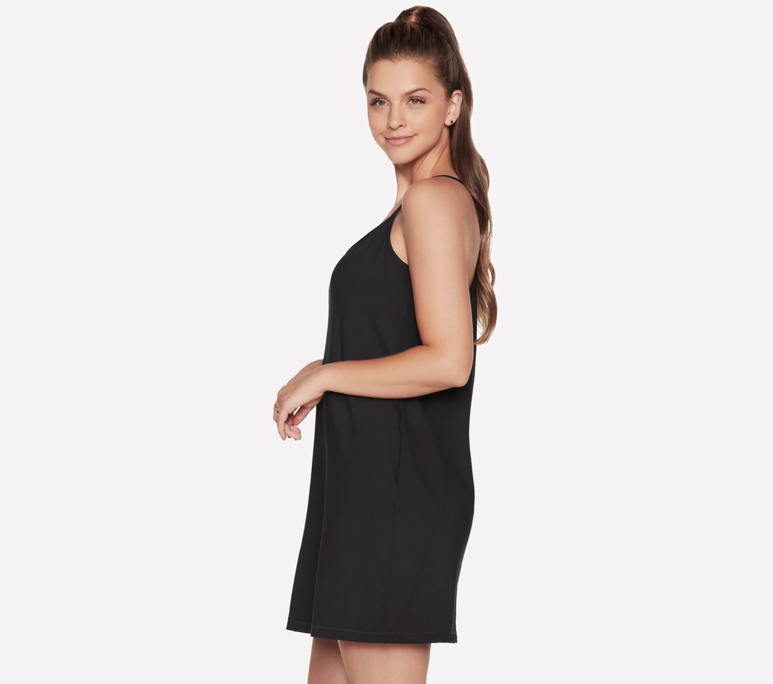 GOSTRETCH DRESS, BBBBLACK Apparel Bottom View