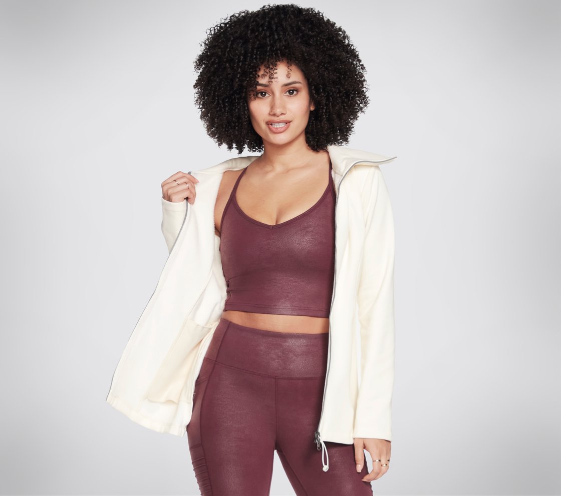  SKECHERS GOSNUGGLE VENTURE J, OFF WHITE Apparel Bottom View