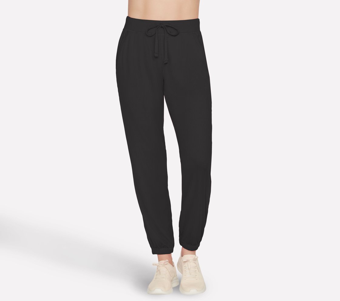 GODRI RESTORATIVE RIB JOGGER, BBBBLACK Apparel Lateral View