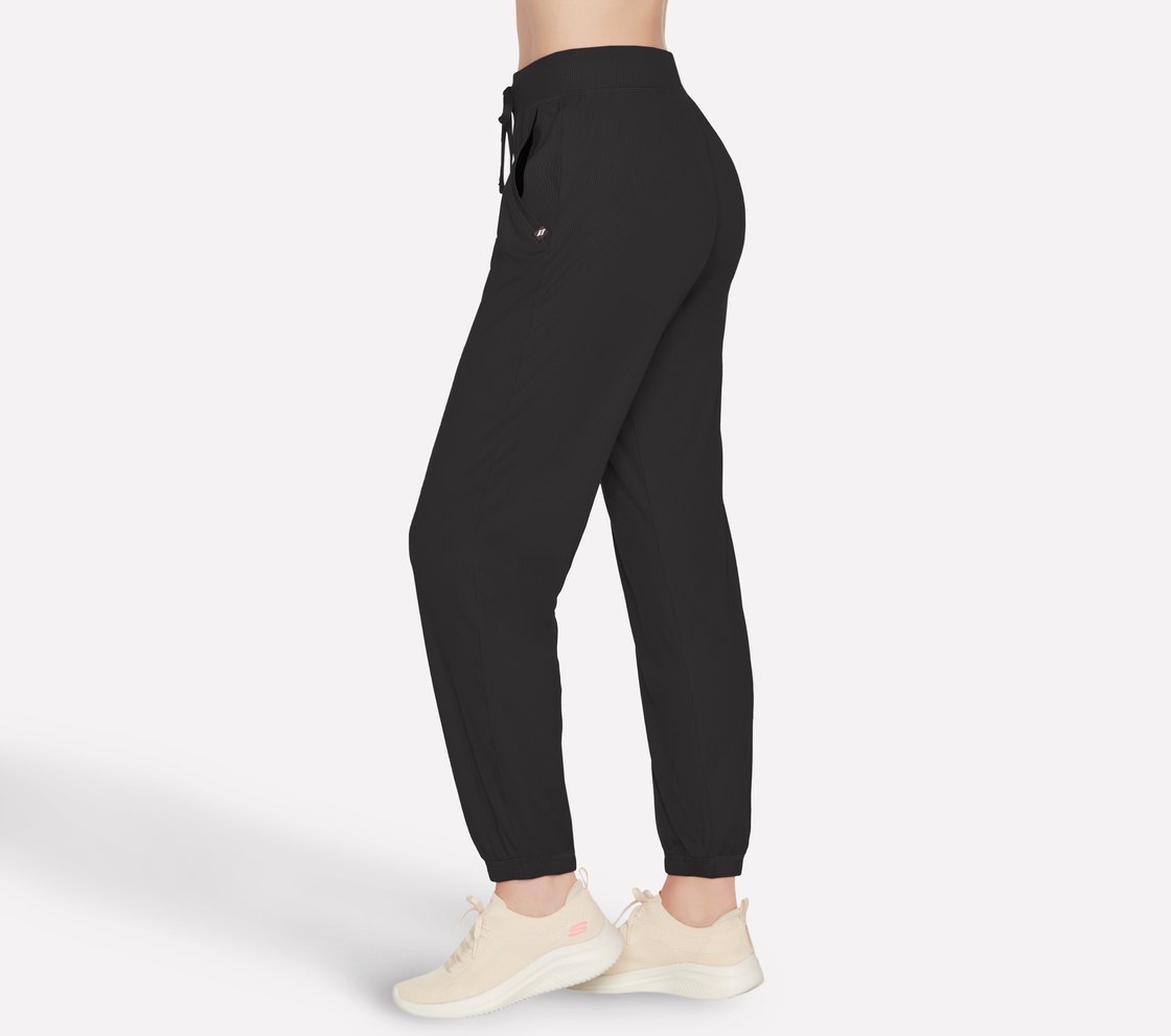 GODRI RESTORATIVE RIB JOGGER, BBBBLACK Apparel Bottom View