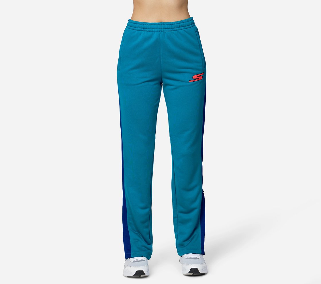 SKECHTECH TRACK PANT, ROYAL/BLUE Apparel Lateral View