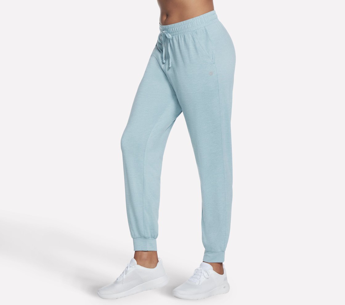 GODRI SWIFT JOGGER, LIGHT GREY/BLUE Apparel Lateral View