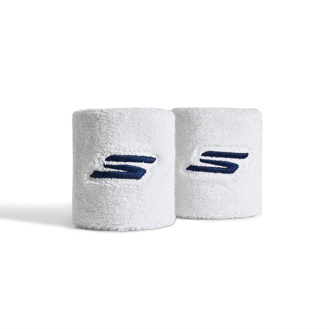 2 PK FULL TERRY WRIST BAND, WHITE