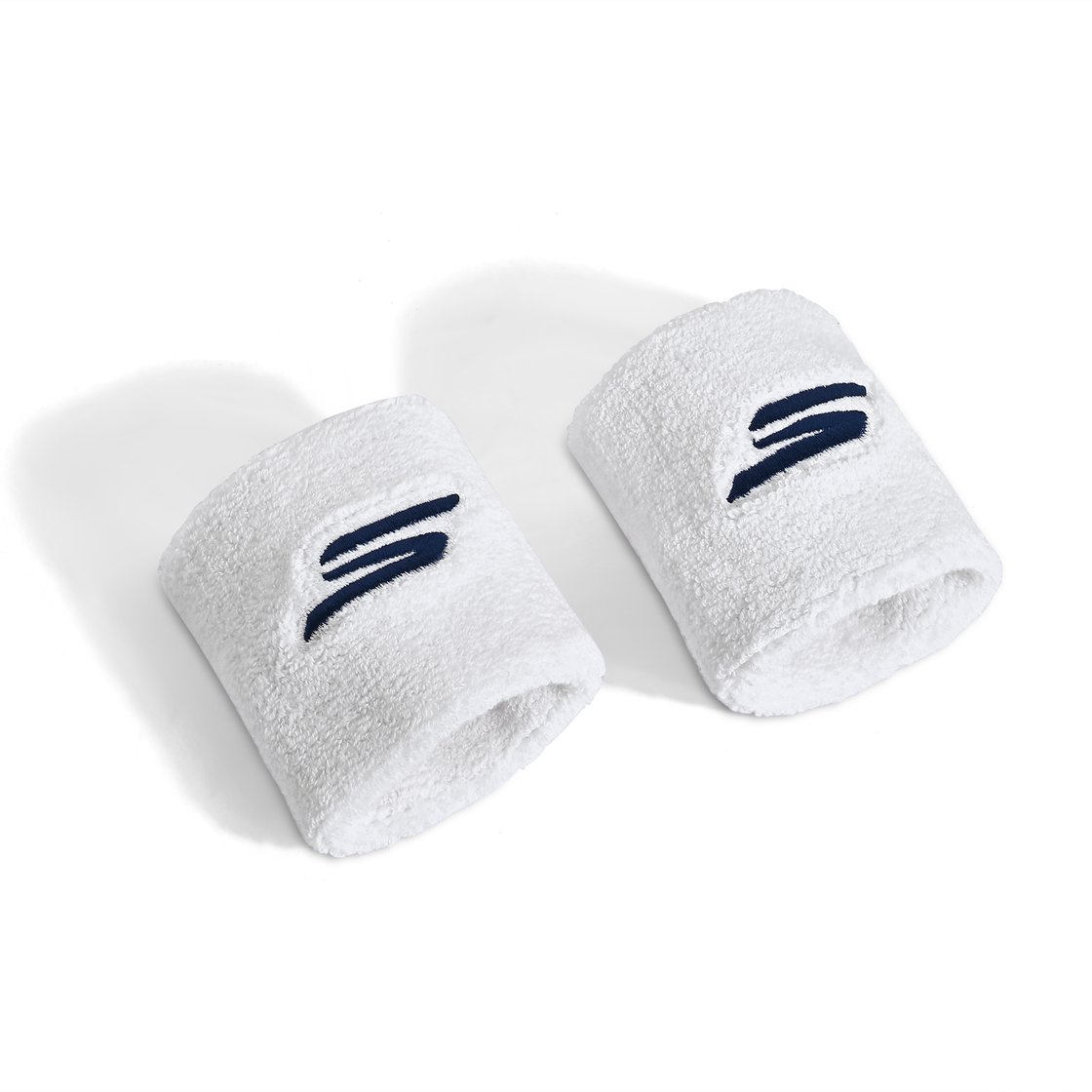 2 PK FULL TERRY WRIST BAND, WHITE