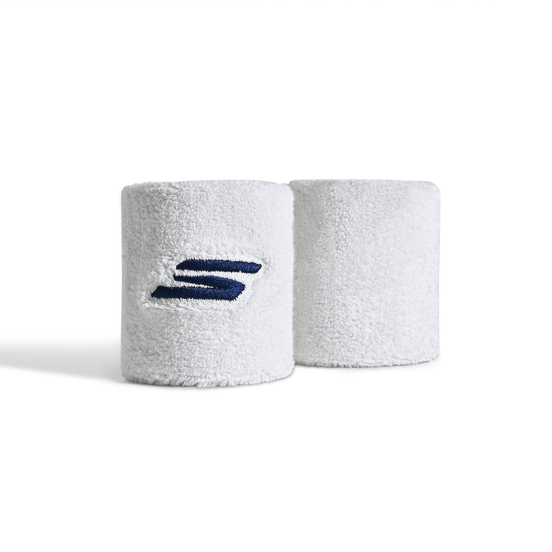 2 PK FULL TERRY WRIST BAND, WHITE