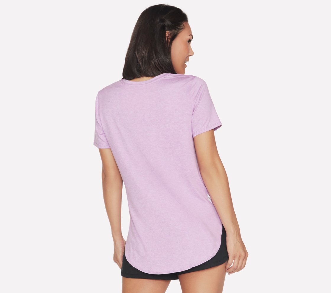 GODRI SWIFT TUNIC T-SHIRT, PURPLE/PERIWINKLE Apparel Top View
