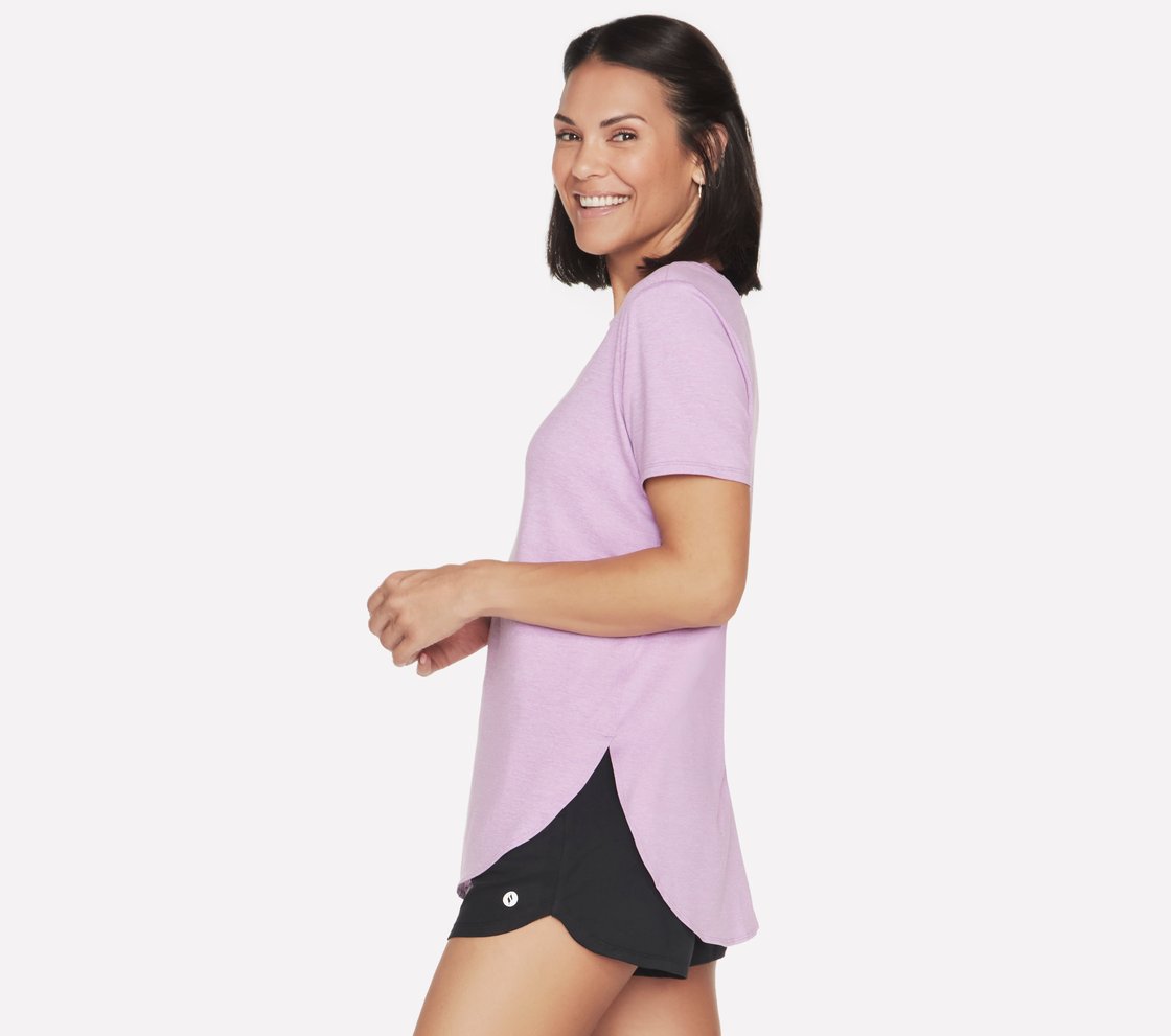 GODRI SWIFT TUNIC T-SHIRT, PURPLE/PERIWINKLE Apparel Bottom View