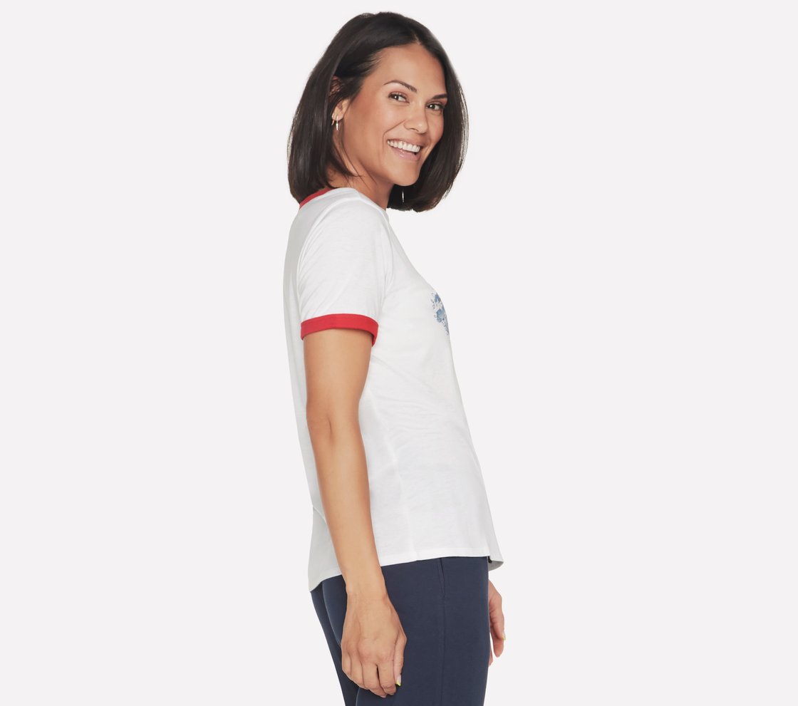 AMERICANA T-SHIRT, WWWHITE Apparel Bottom View