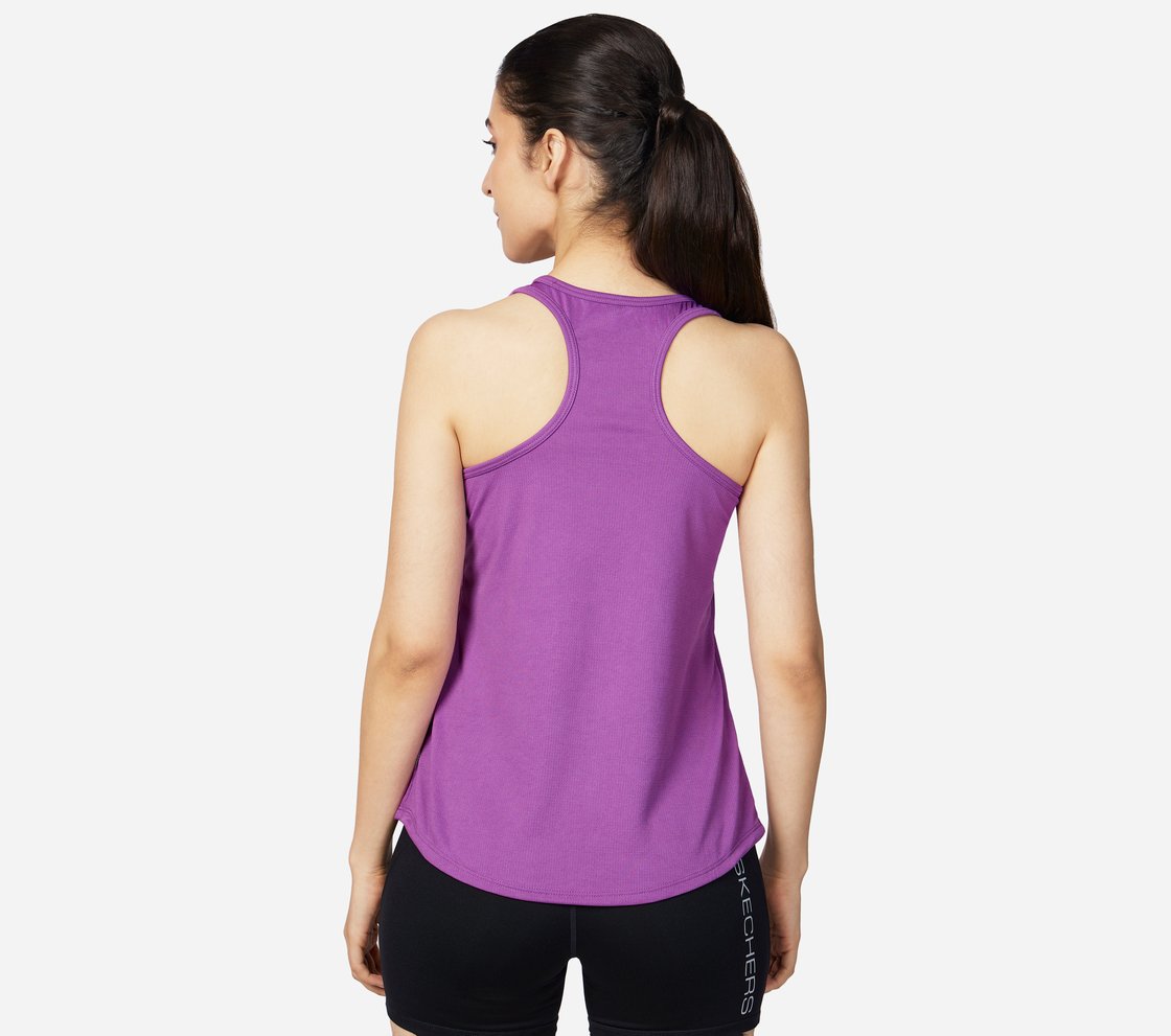 ELITE RACER TANK, PURPLE/HOT PINK
