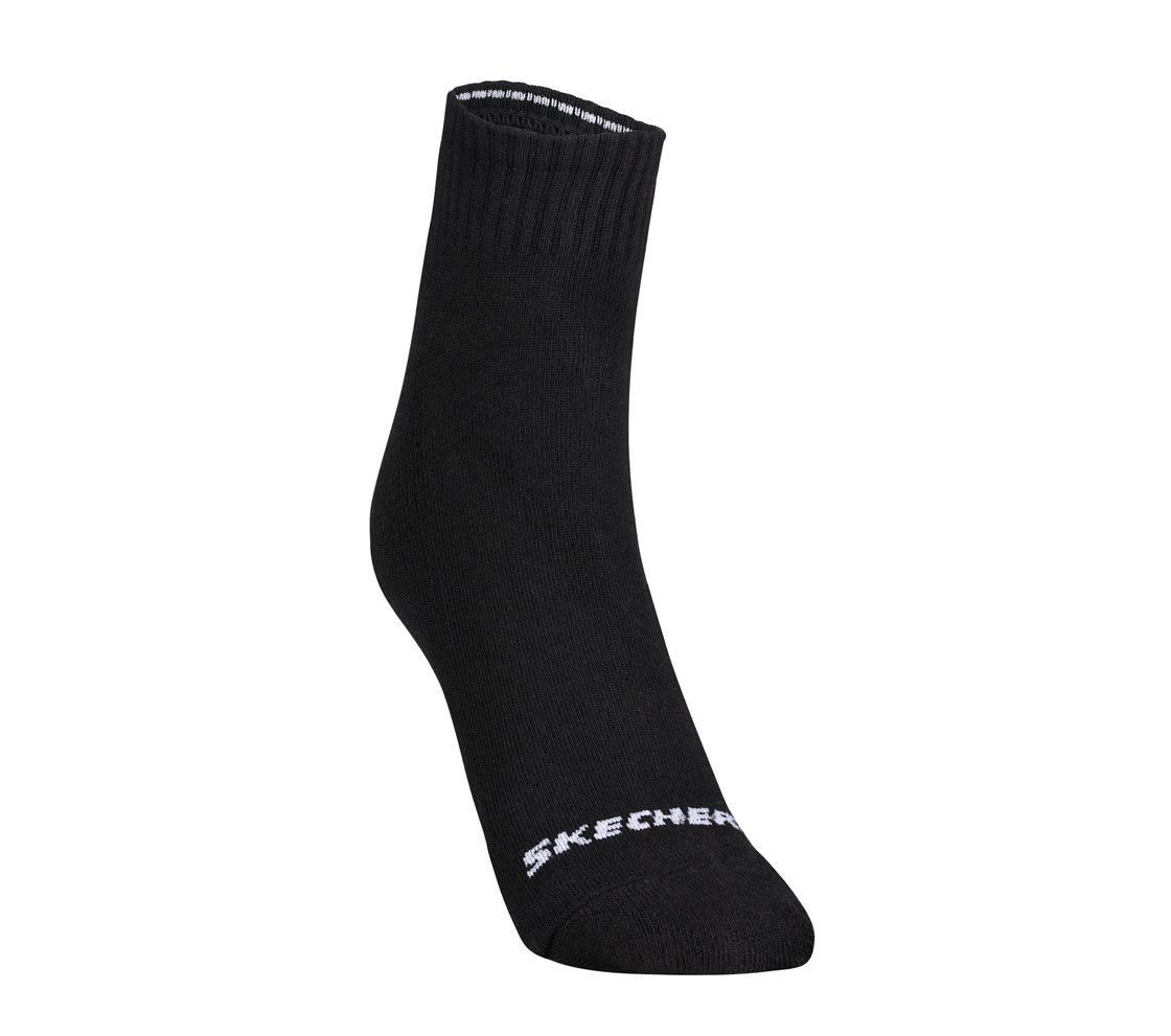 1PK MENS 1/2 TERRY ANKLE, BBBBLACK