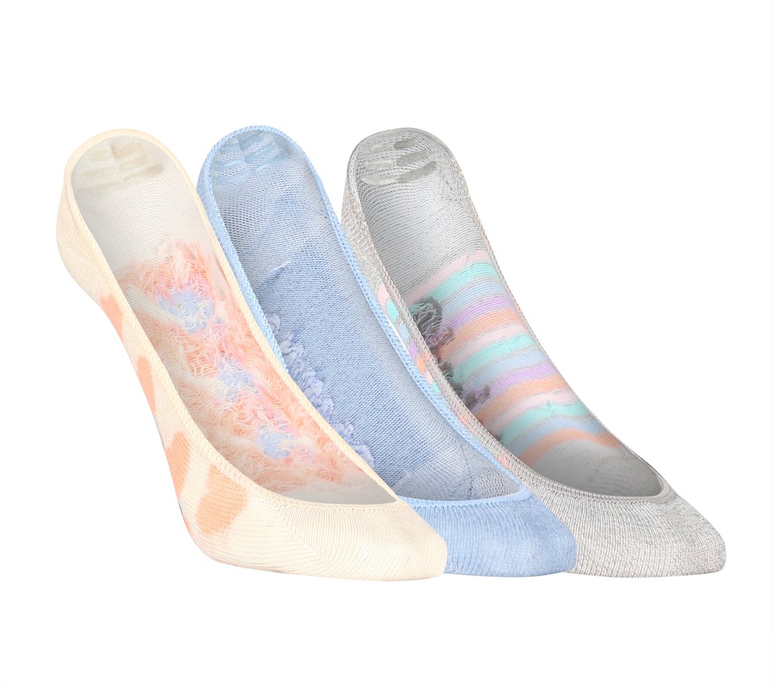 3 Pack of GIRLS NON TERRY SUPERLOW, MMULTI Accessories Lateral View