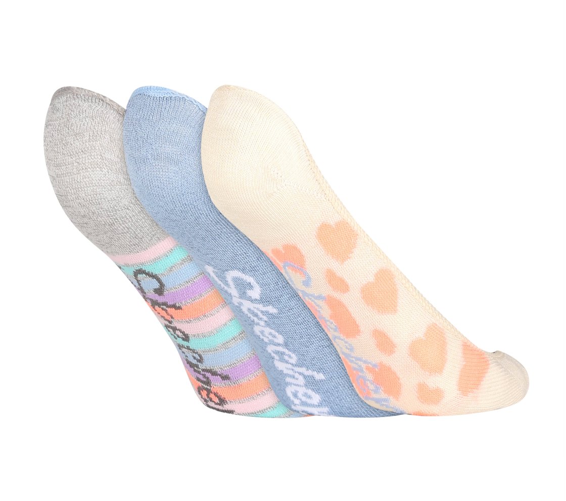 3 Pack of GIRLS NON TERRY SUPERLOW, MMULTI Accessories Top View