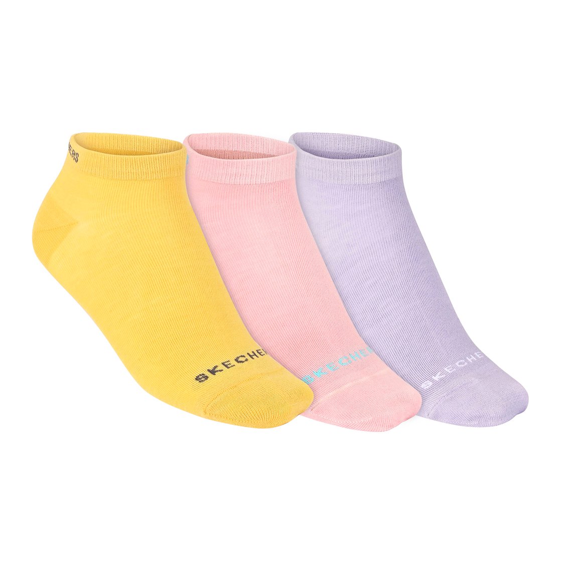 3PK WOMENS NON TERRY BAMBOO L, YELLOW/PINK Accessories Lateral View