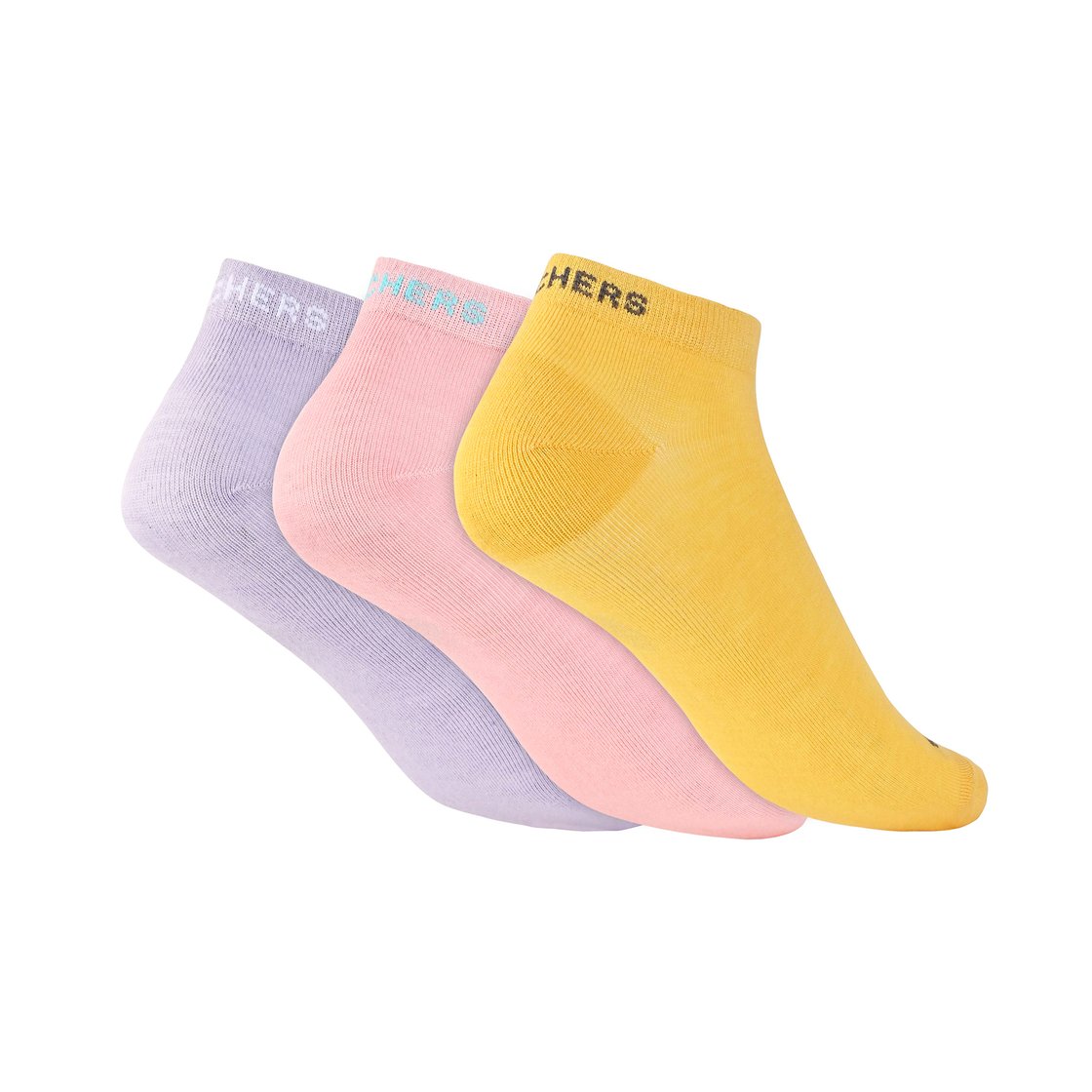 3PK WOMENS NON TERRY BAMBOO L, YELLOW/PINK Accessories Top View