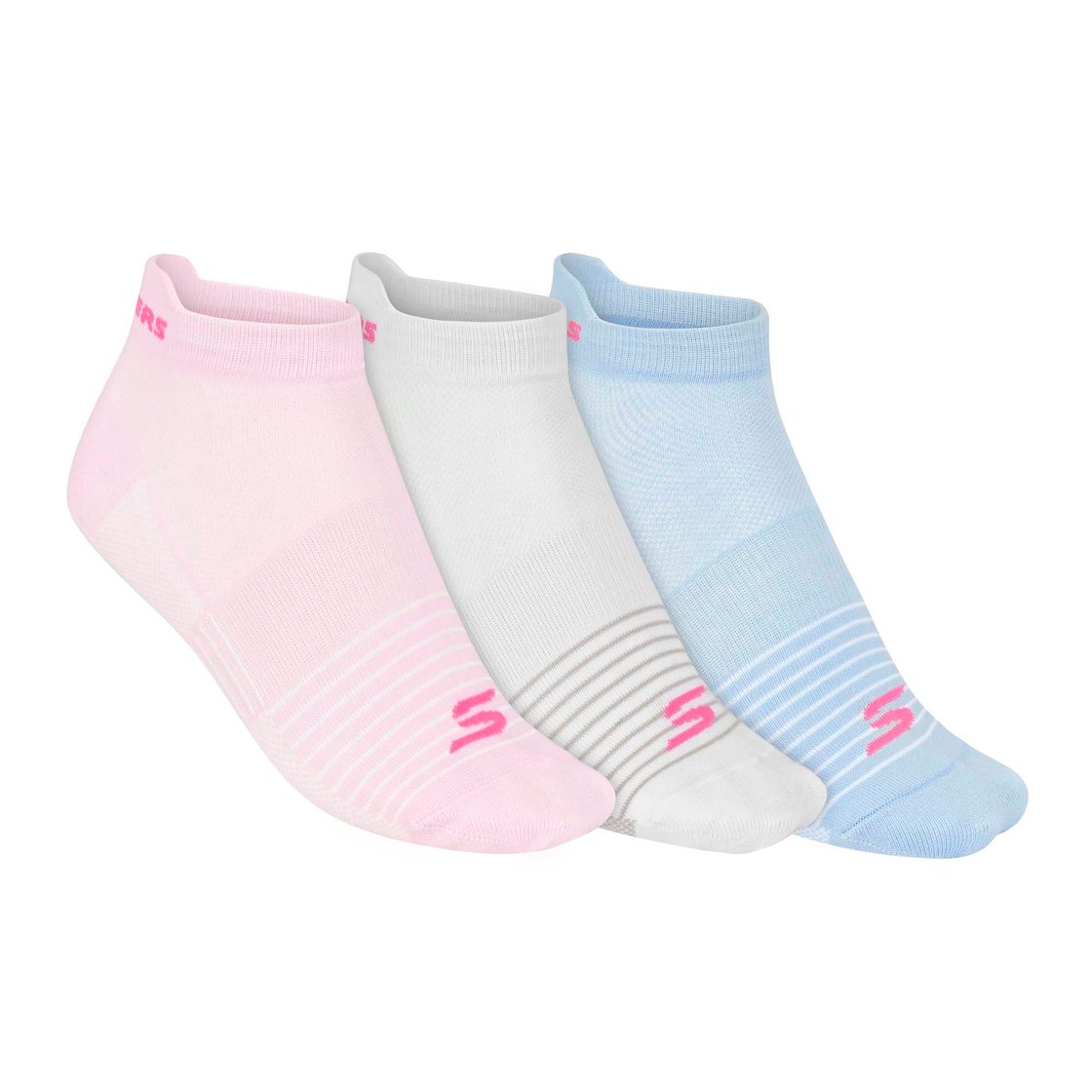 3PK WOMENS ACTIVE NON TERRY L, PINK/BLUE
