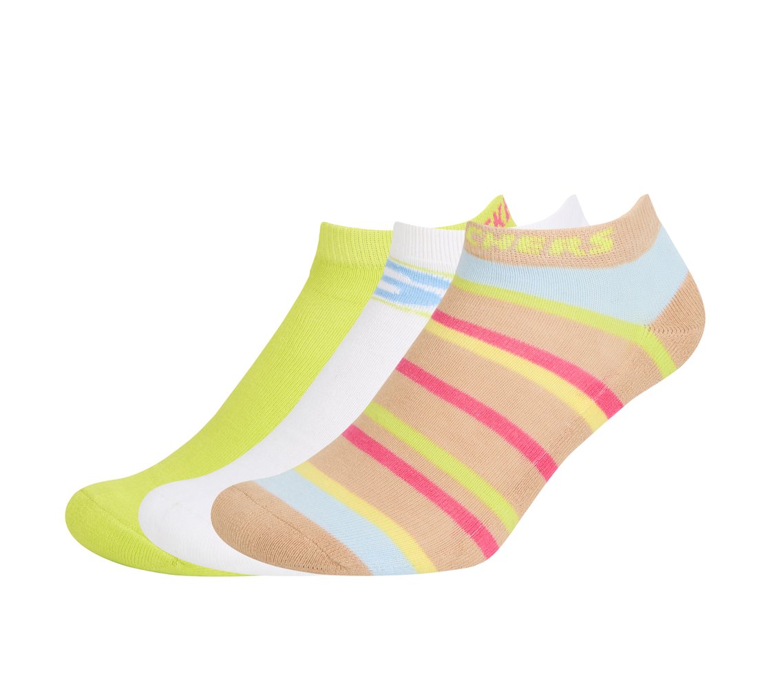 3PK WOMENS MULTI HALF TERRY LOWCUT, MULTI Accessories Lateral View