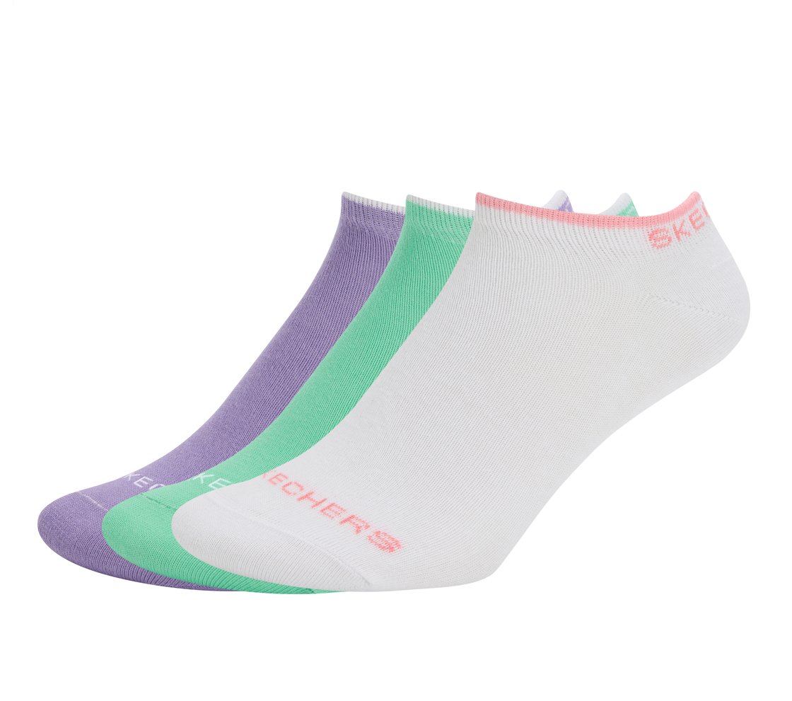 3PK WOMENS NON TERRY LOW CUT, MULTI Accessories Lateral View