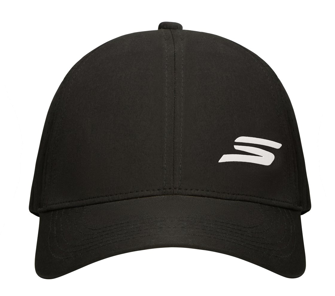 ELASTICATED PERFORMANCE BASEBALL HAT , BLACK Accessories Lateral View