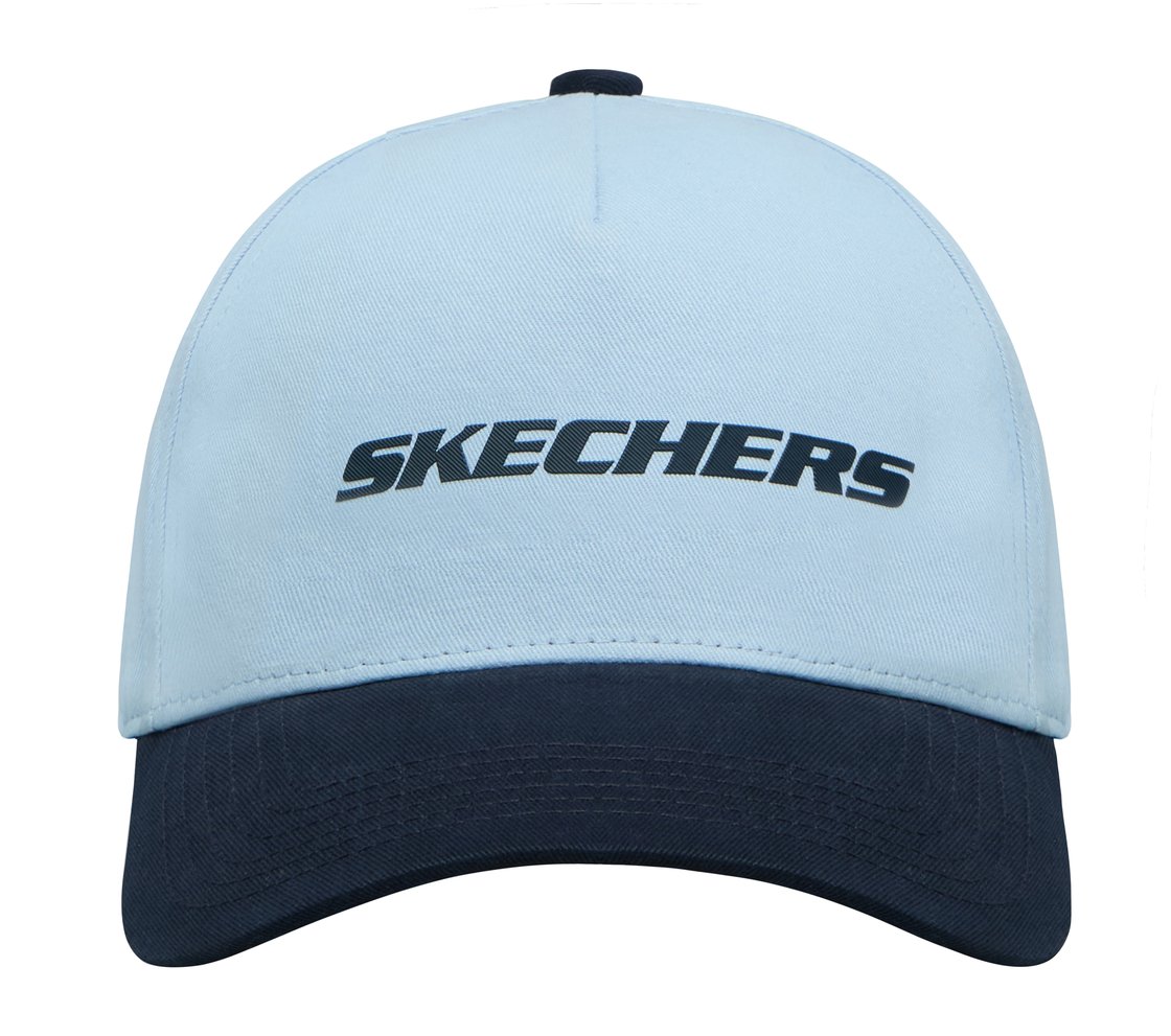 COTTON TWILL BASEBALL HAT , BLUE/NAVY Accessories Lateral View