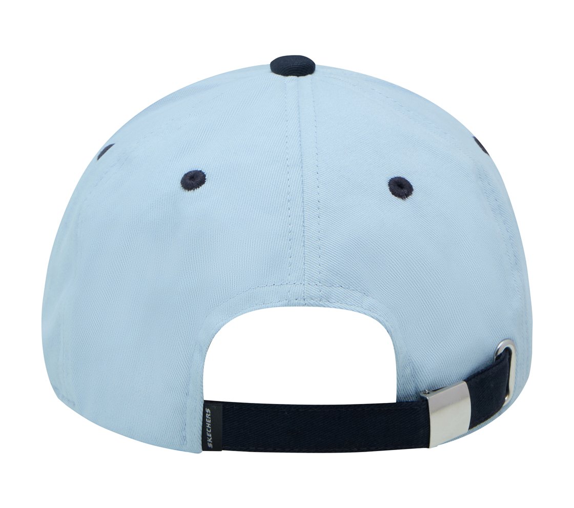 COTTON TWILL BASEBALL HAT , BLUE/NAVY Accessories Bottom View