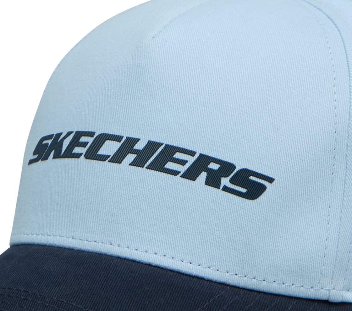 COTTON TWILL BASEBALL HAT , BLUE/NAVY Accessories Left View