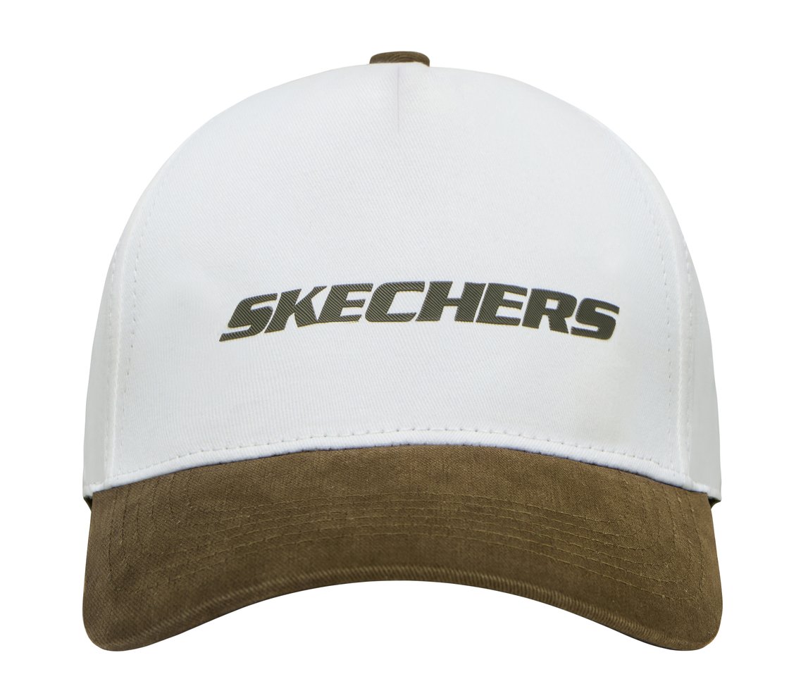 COTTON TWILL BASEBALL HAT , GREEN/WHITE
