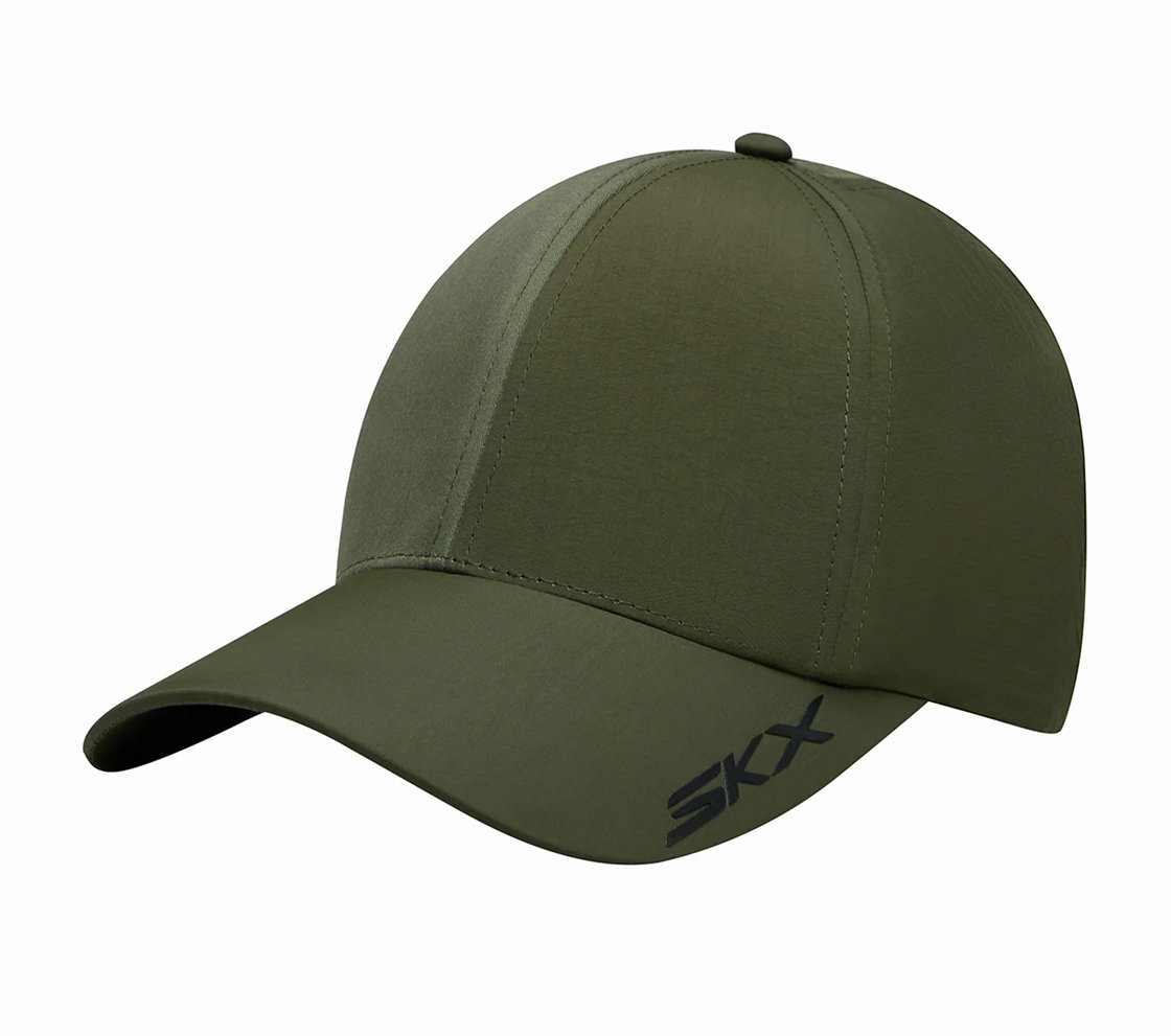 SKECHERS JOURNEY TRAIL HAT, WHITE/BROWN