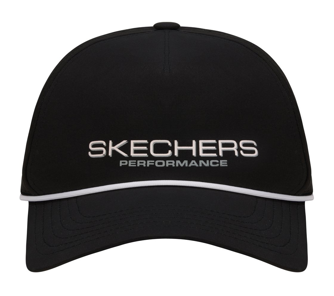 UNISEX PERFORMANCE TRUCKER HAT, BLACK Accessories Lateral View