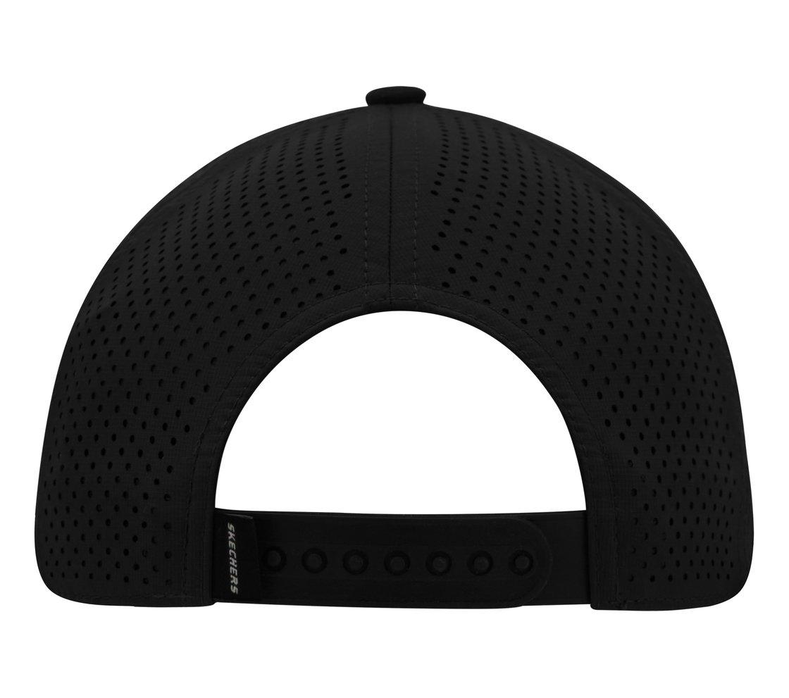 UNISEX PERFORMANCE TRUCKER HAT, BLACK Accessories Bottom View