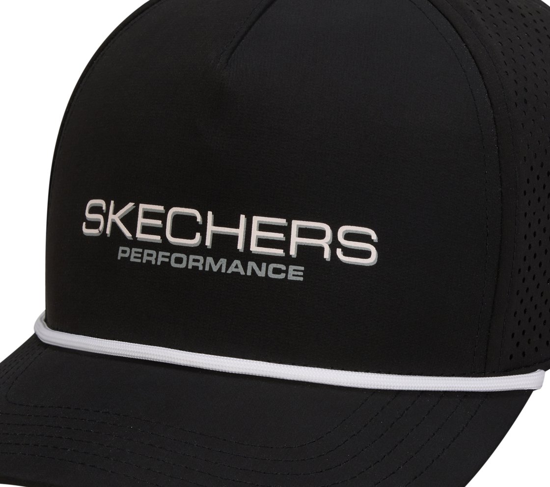 UNISEX PERFORMANCE TRUCKER HAT, BLACK