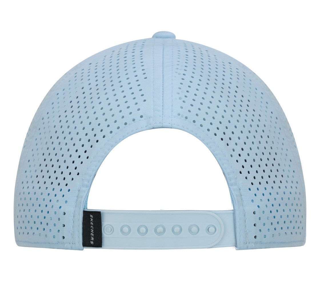 UNISEX PERFORMANCE TRUCKER HAT, SIL/WHT/BLUE Accessories Bottom View