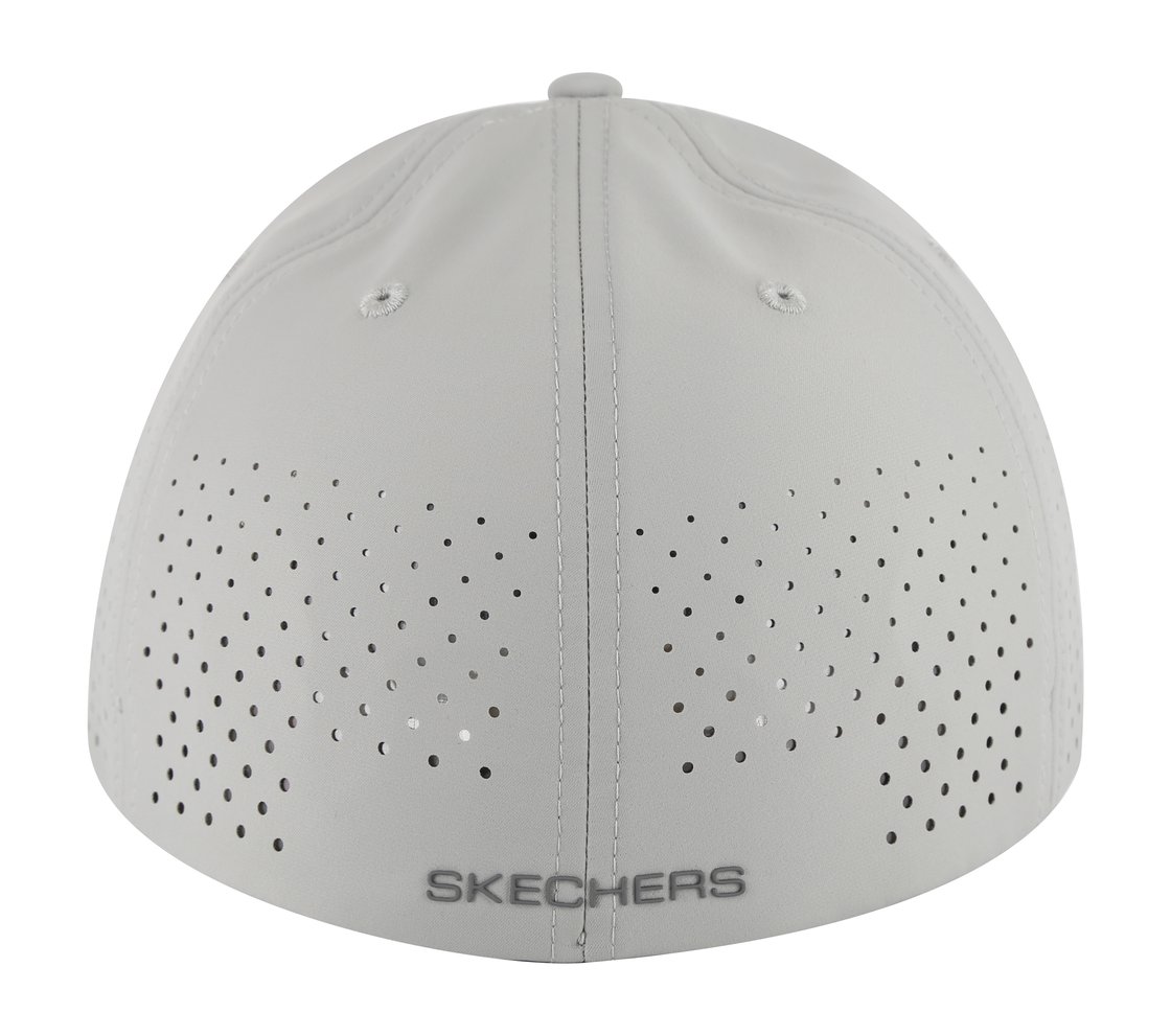 SKECHERS PRIMETIME FLEX HAT, GRAY/MT