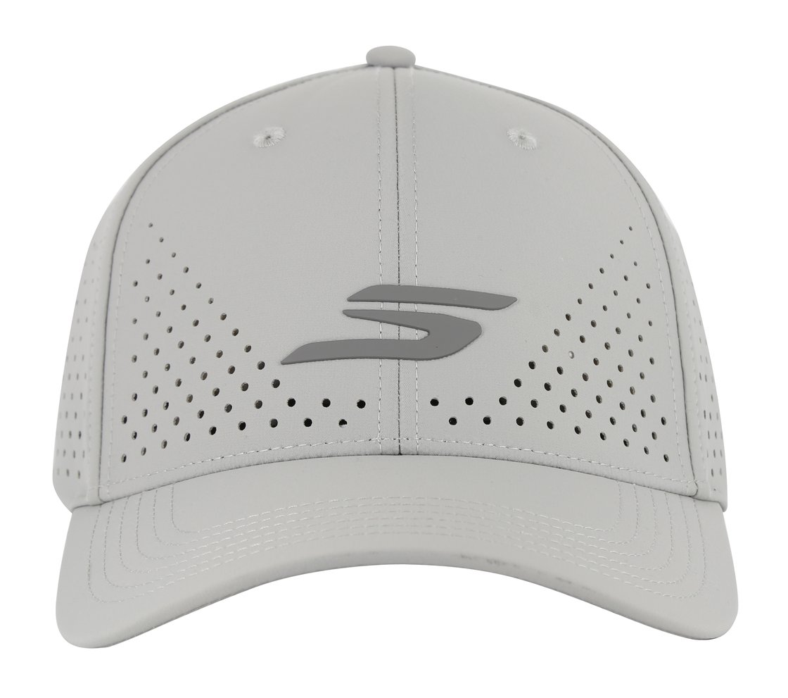 SKECHERS PRIMETIME FLEX HAT, GRAY/MT