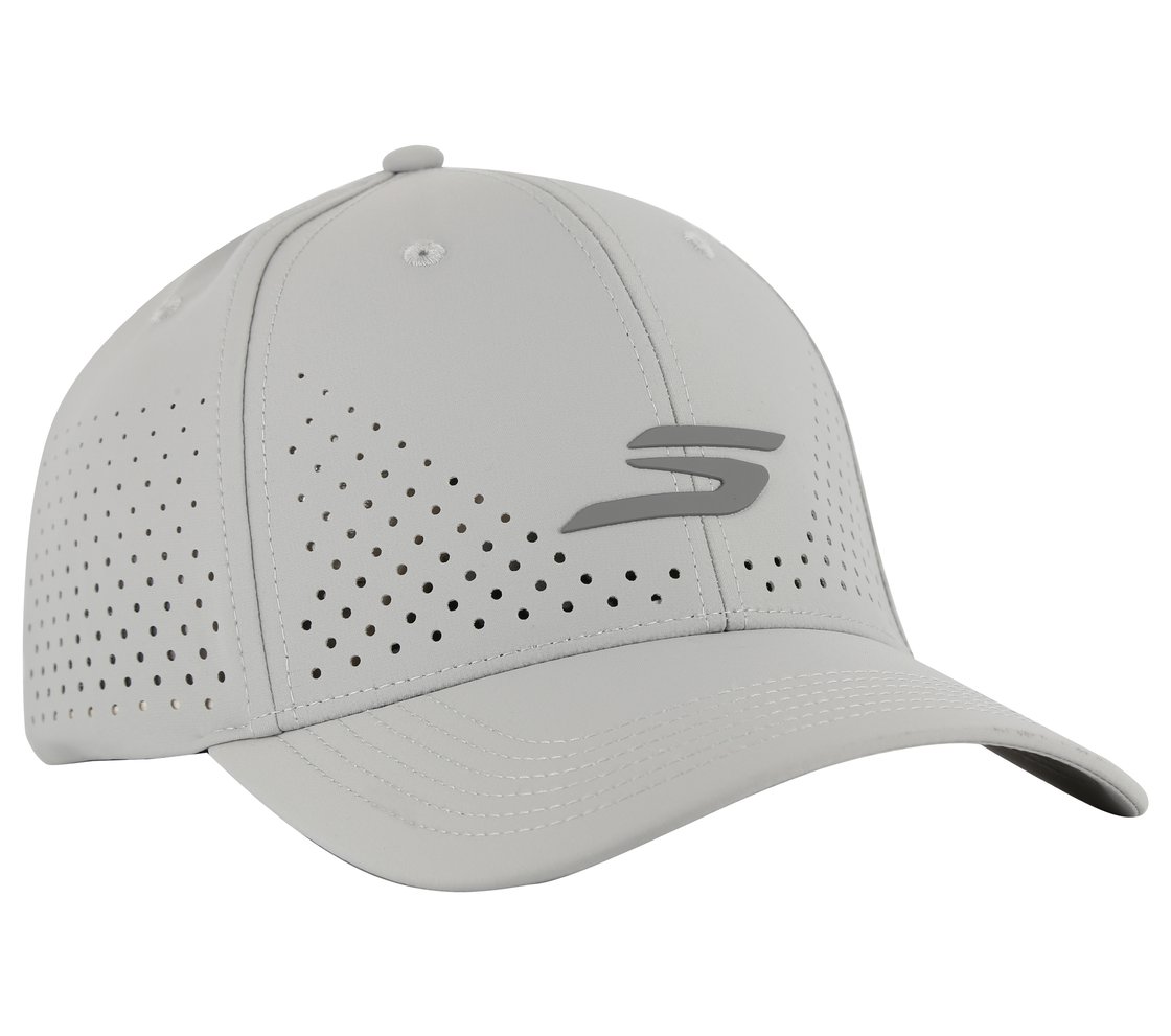 SKECHERS PRIMETIME FLEX HAT, GRAY/MT