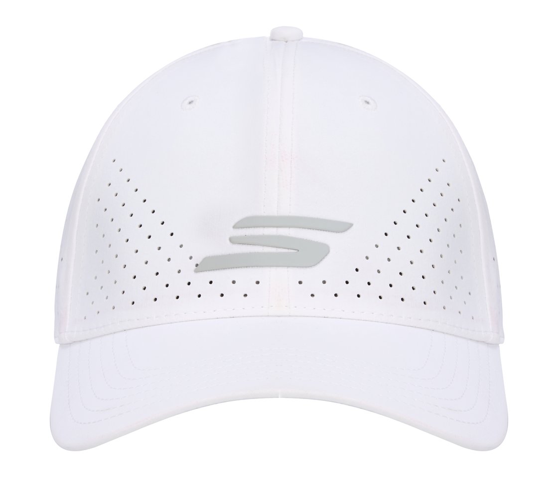 SKECHERS PRIMETIME FLEX HAT, WHITE