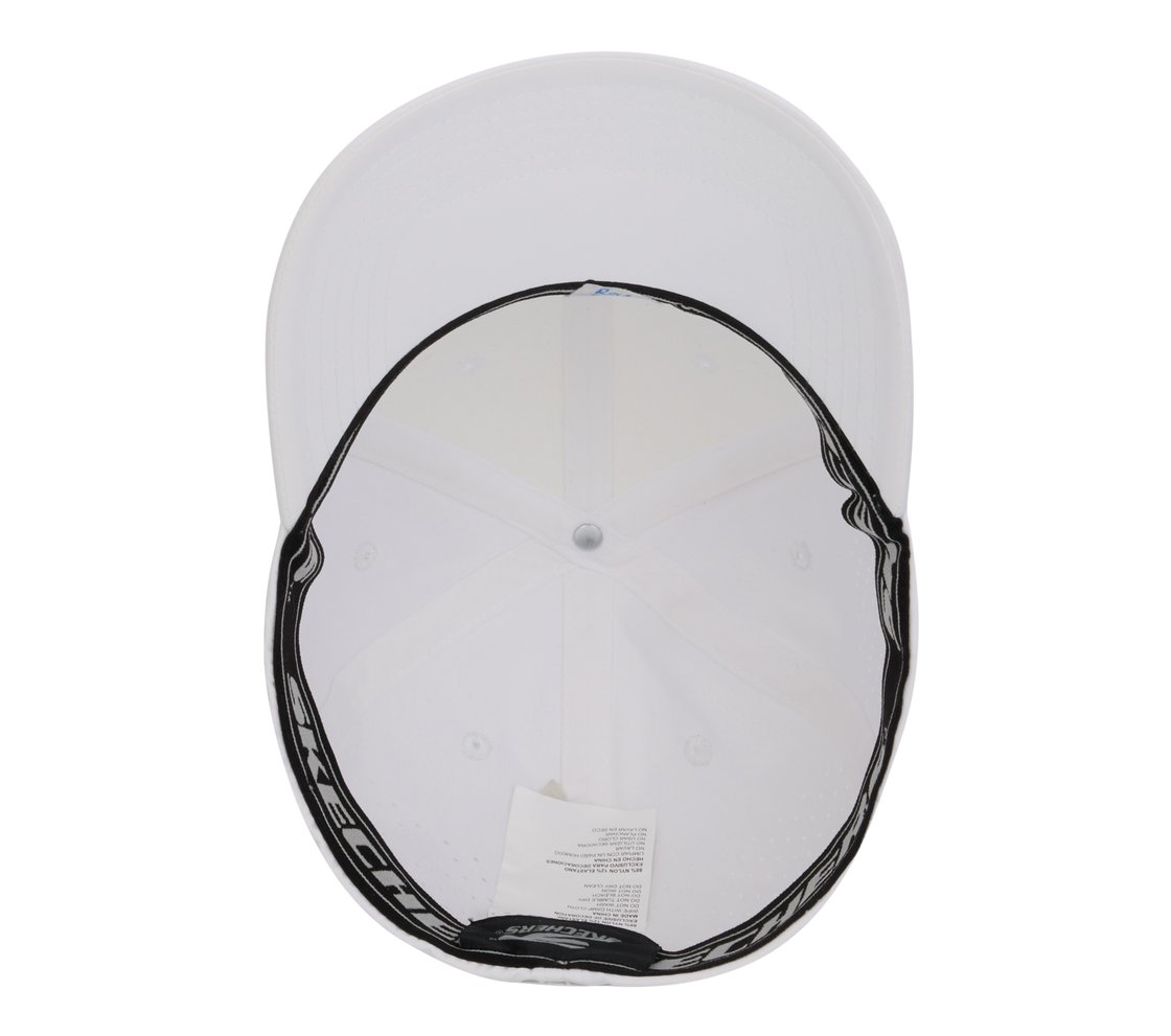 SKECHERS PRIMETIME FLEX HAT, WHITE