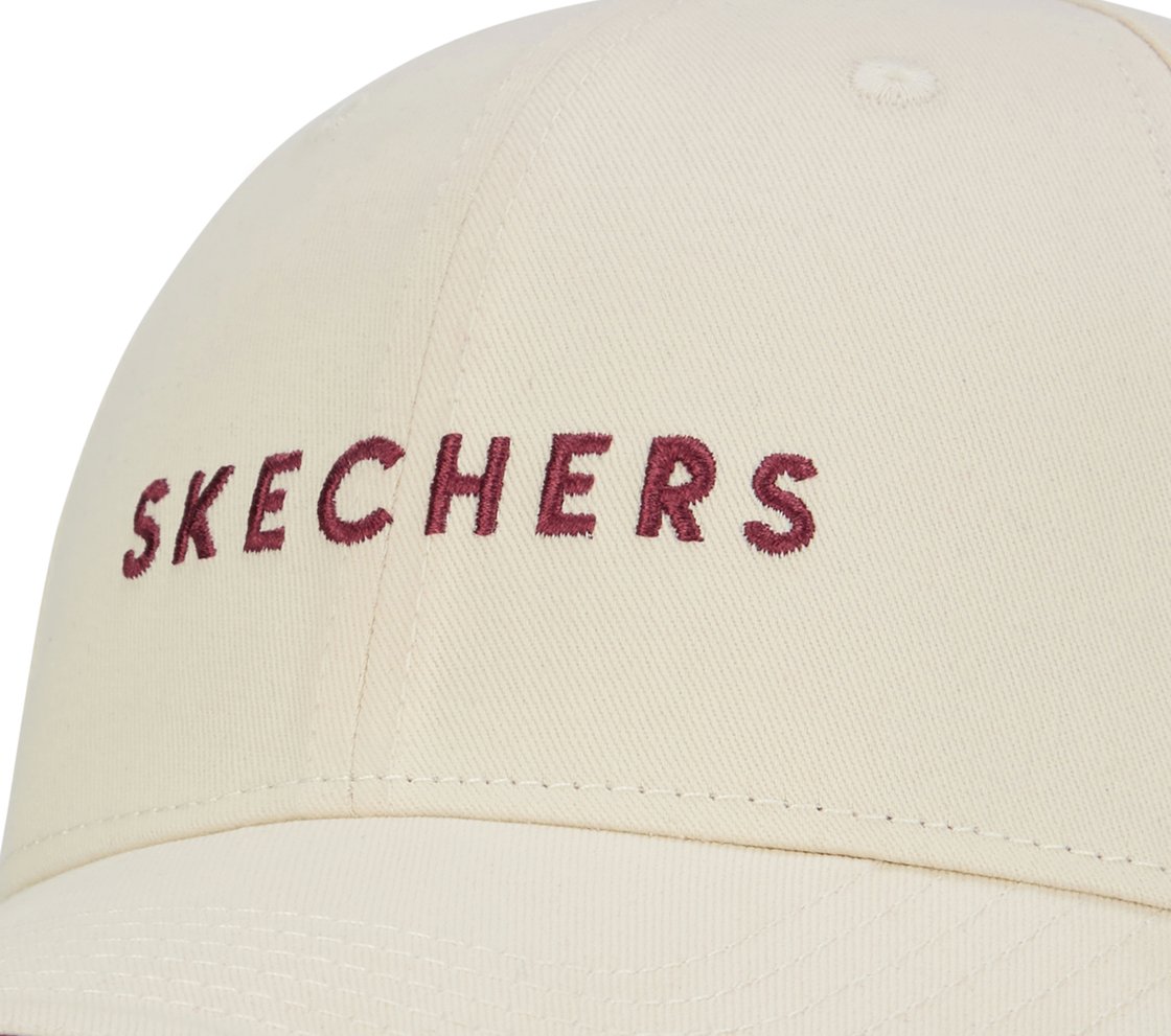 SKECHERS CONTRAST VISOR BB CA, OFF WHITE/RED Accessories Left View