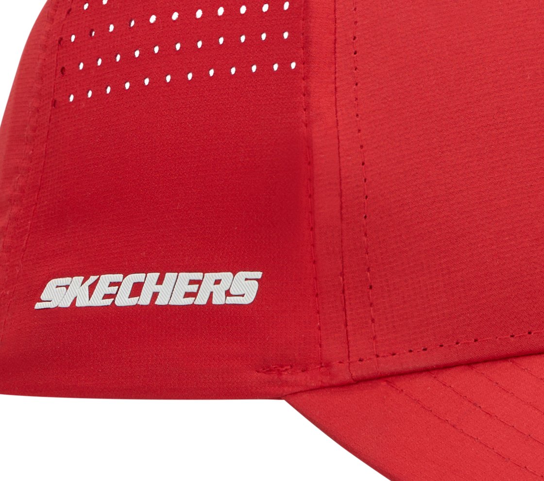 SKECHERS EMBROIDERED BB CAP, RED