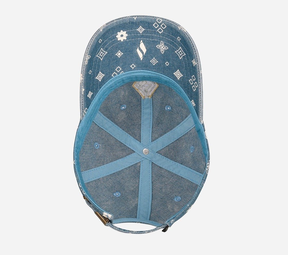 FOREVER DIAMOND BASEBALL HAT, BLUE Accessories Bottom View