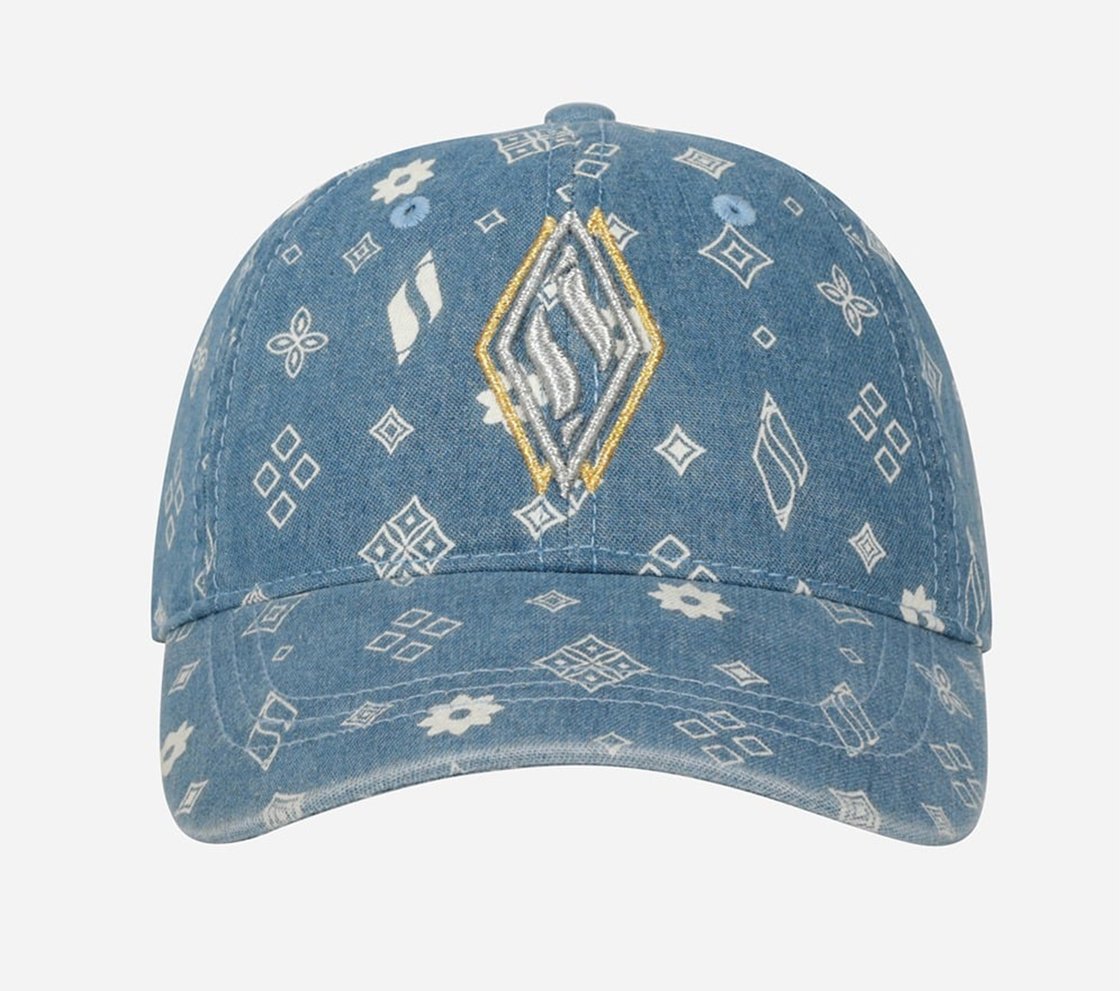 FOREVER DIAMOND BASEBALL HAT, BLUE Accessories Right View