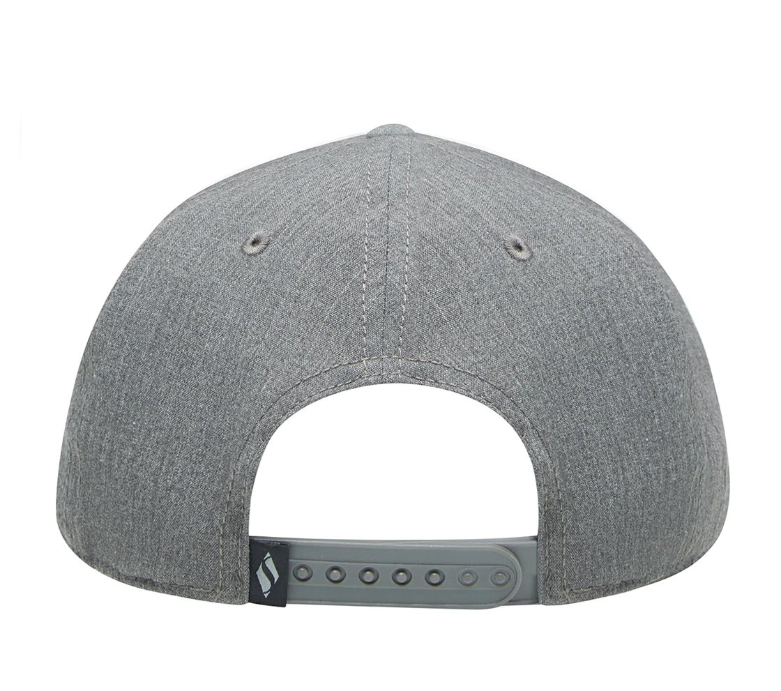 Baseball Hat, LIGHT GRAY Accessories Top View