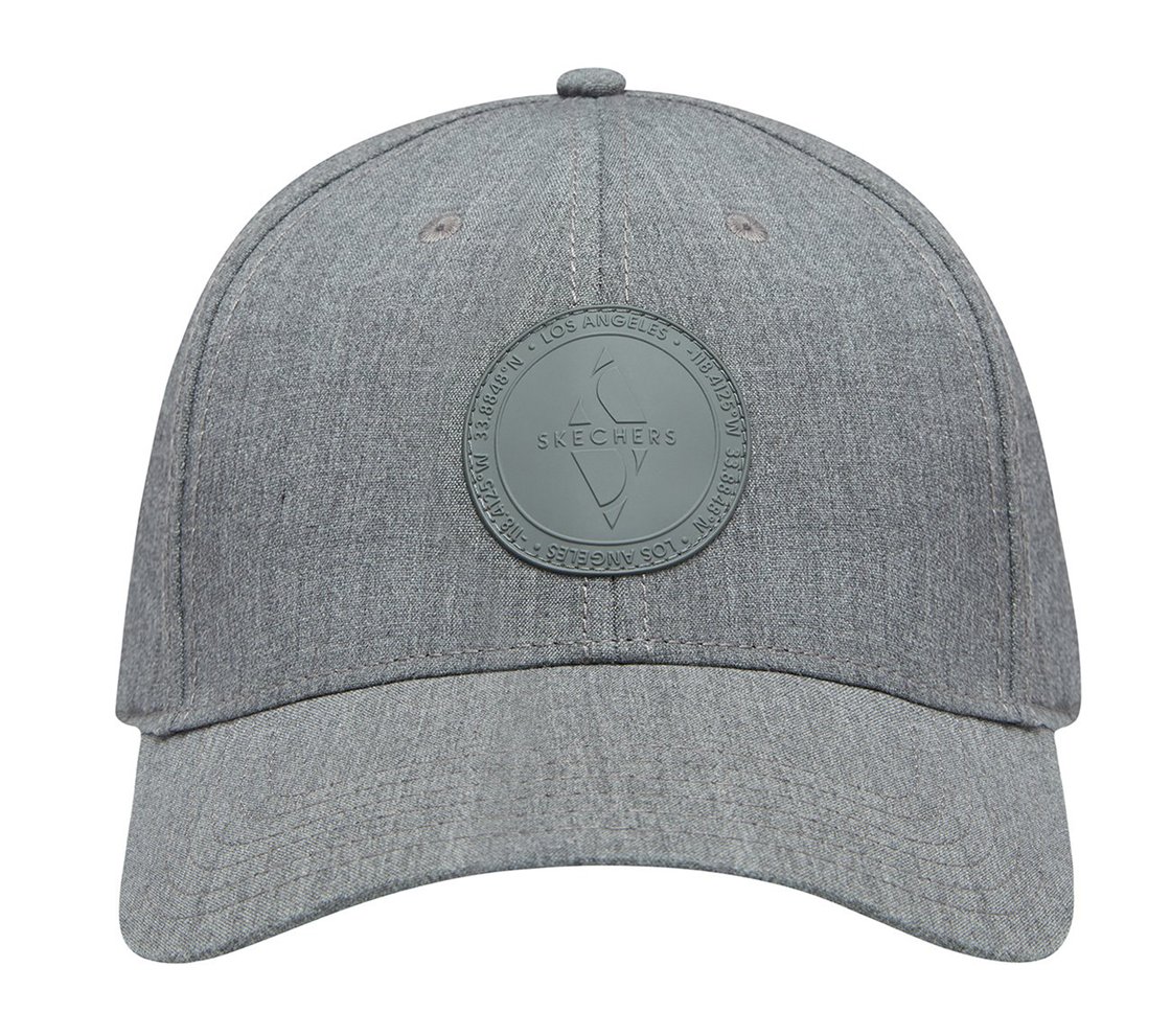 Baseball Hat, LIGHT GRAY Accessories Right View