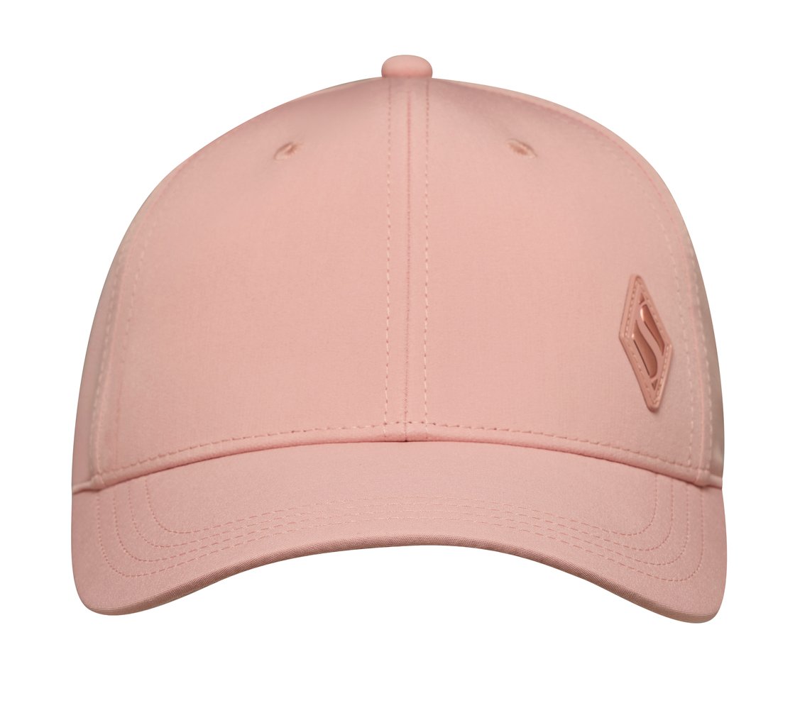 Skech-Shine Diamond Patch Hat, PINK/GRAY Accessories Bottom View