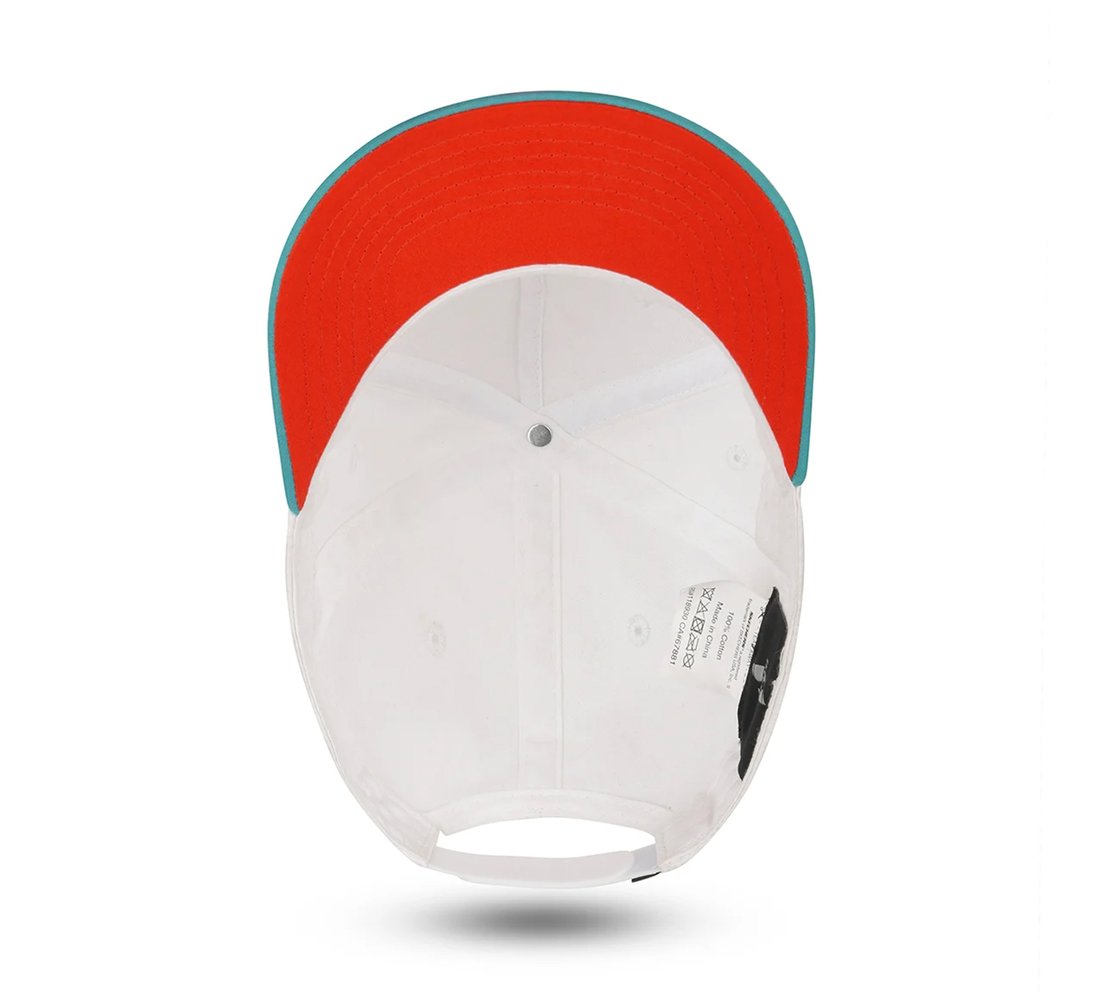 Crash Baseball Hat, TEAL/MULTI Accessories Bottom View