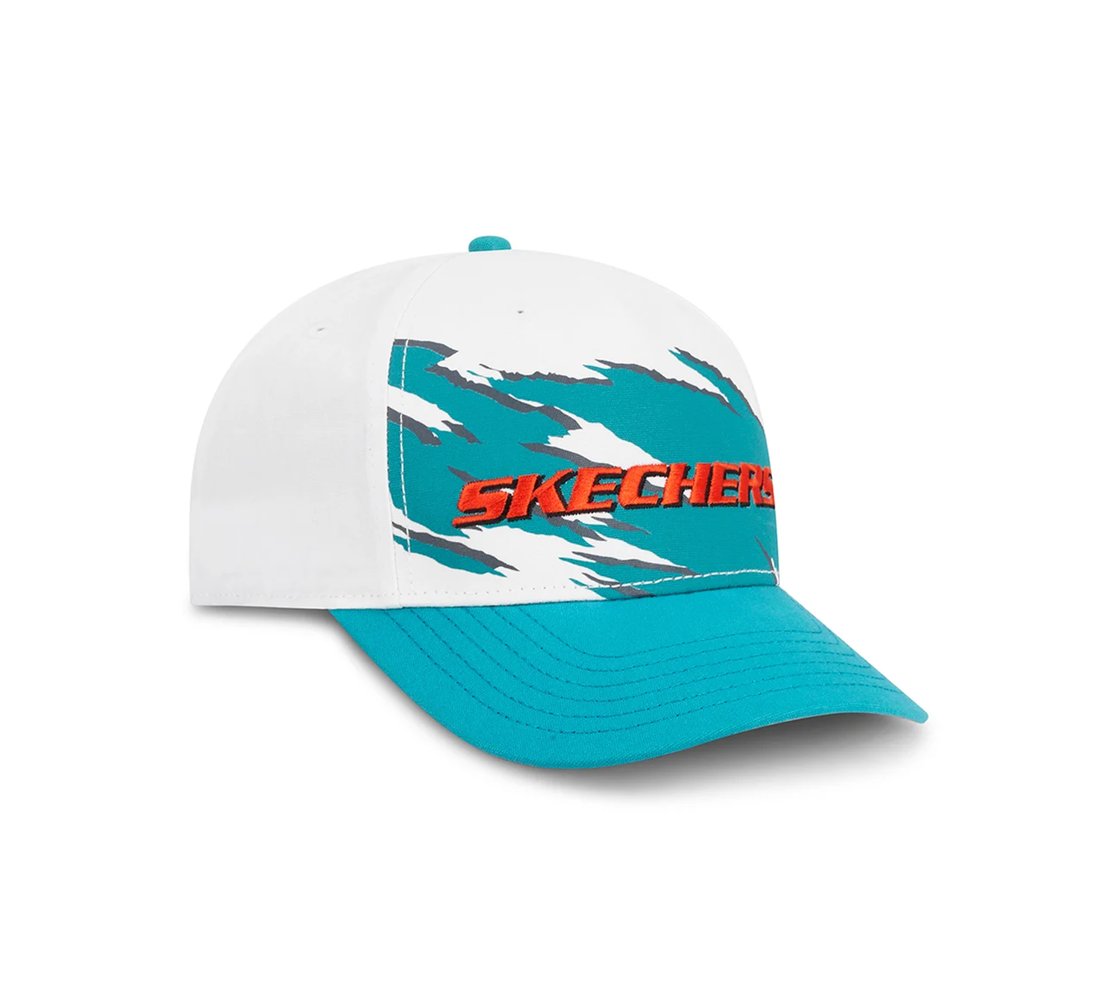 Crash Baseball Hat, TEAL/MULTI Accessories Left View
