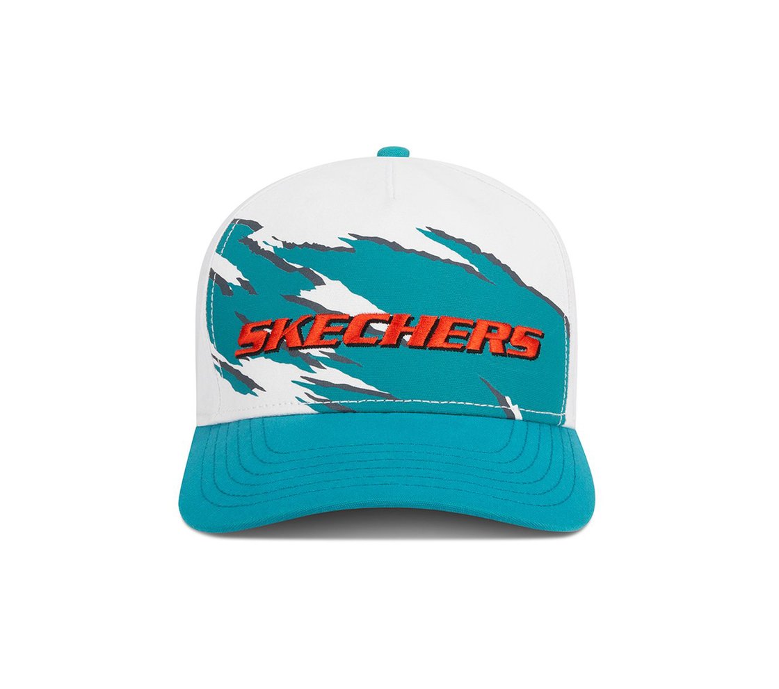 Crash Baseball Hat, TEAL/MULTI Accessories Right View