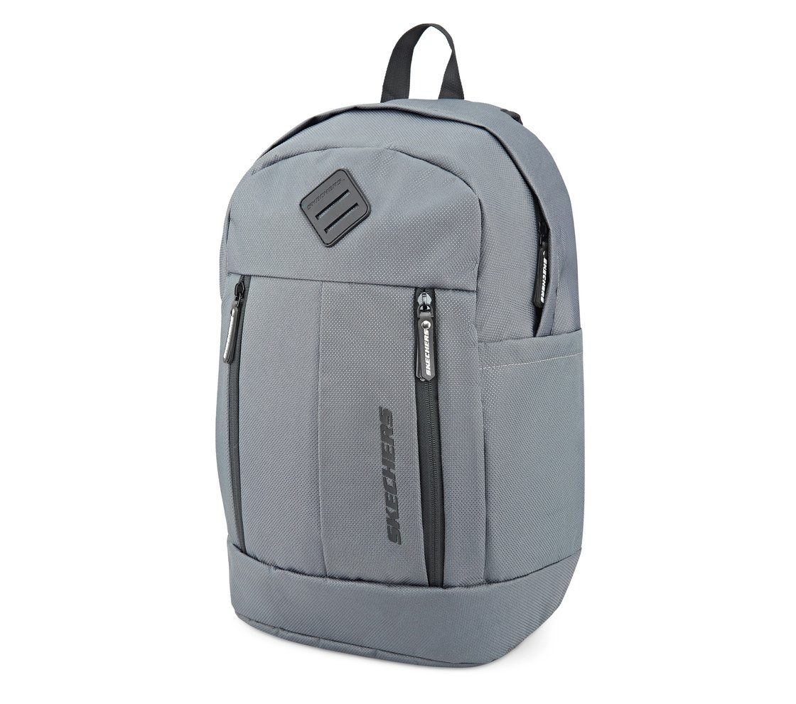 LAPTOP BAG WITH TWIN POCKETS, GREY Accessories Top View