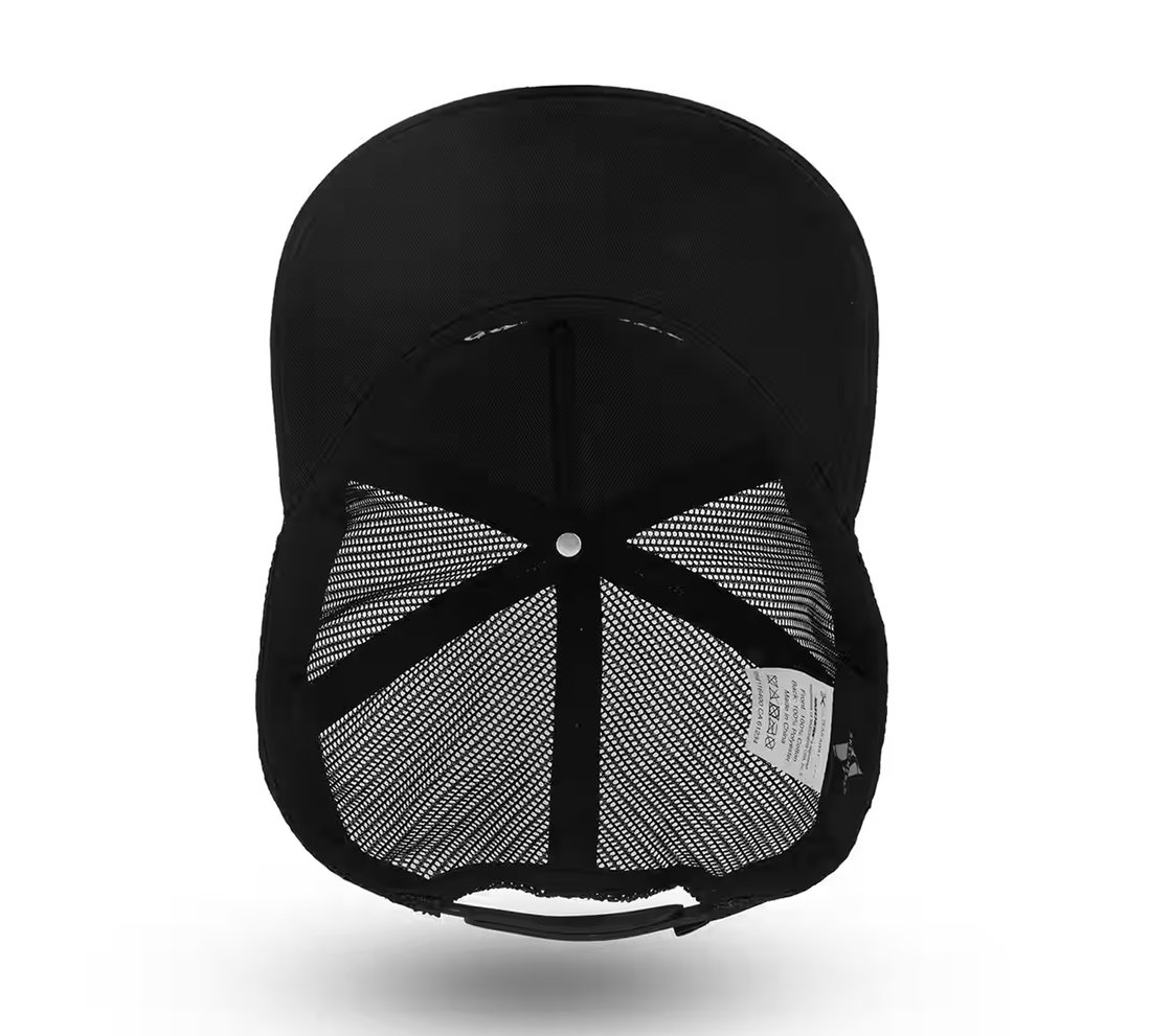 USA FLAG TRUCKER HAT, BBBBLACK Accessories Bottom View