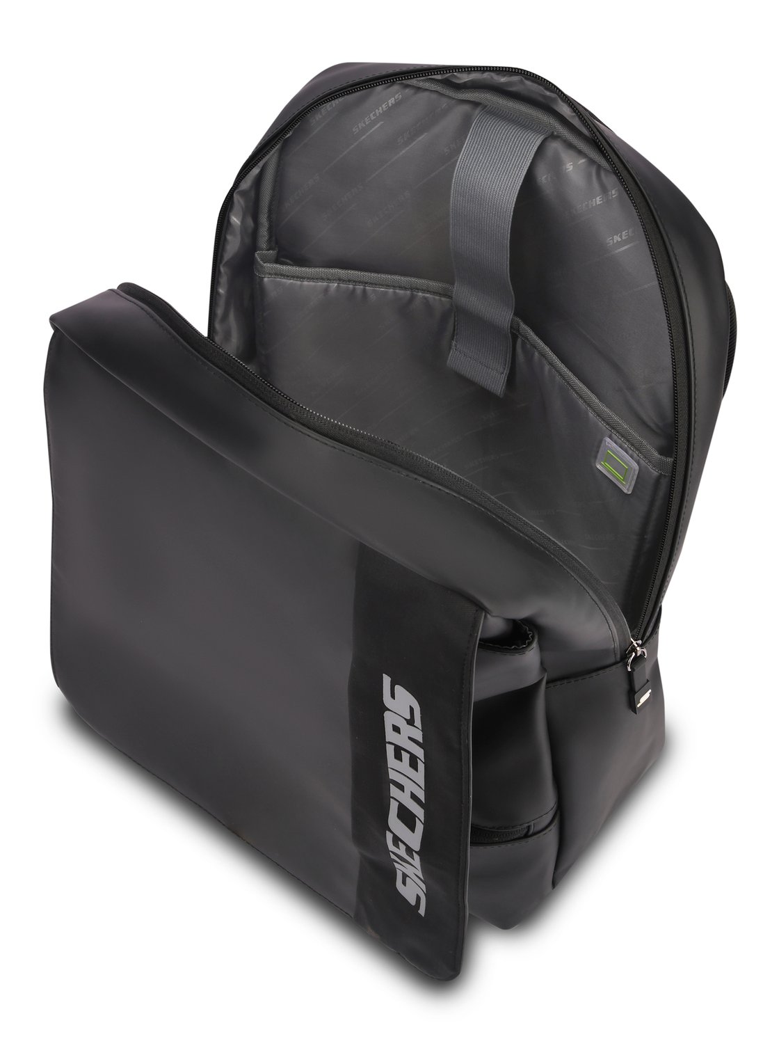 PVC COATED SINGLE COMPARTMENT, BBBBLACK Accessories Right View